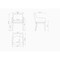 Manhattan Comfort Gansevoort Faux Leather Dining Armchair in Stone Grey DC051AR-ST - alternate 8